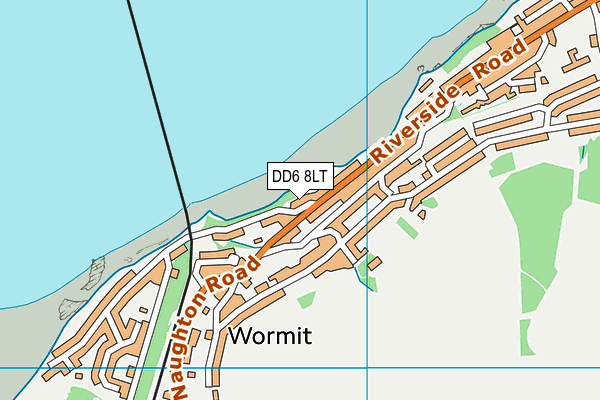 DD6 8LT map - OS VectorMap District (Ordnance Survey)
