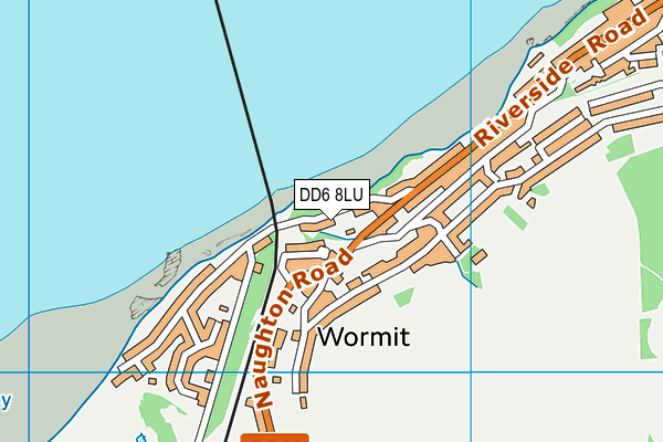 DD6 8LU map - OS VectorMap District (Ordnance Survey)