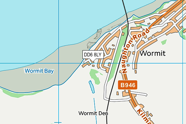 DD6 8LY map - OS VectorMap District (Ordnance Survey)