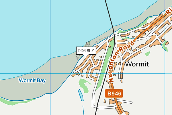 DD6 8LZ map - OS VectorMap District (Ordnance Survey)