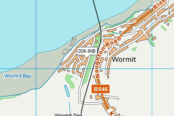 DD6 8NB map - OS VectorMap District (Ordnance Survey)