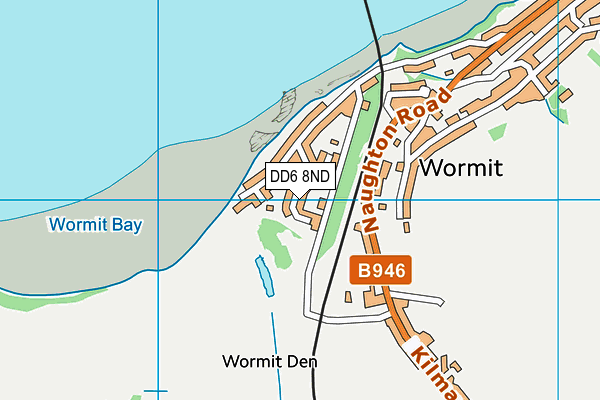DD6 8ND map - OS VectorMap District (Ordnance Survey)