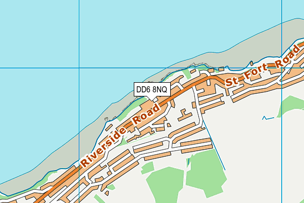 DD6 8NQ map - OS VectorMap District (Ordnance Survey)