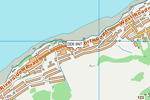 DD6 8NT map - OS VectorMap District (Ordnance Survey)
