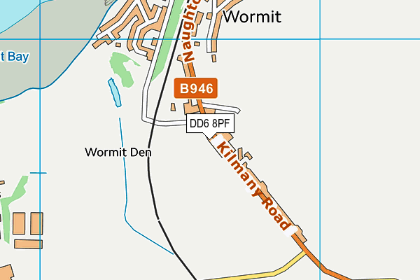 DD6 8PF map - OS VectorMap District (Ordnance Survey)