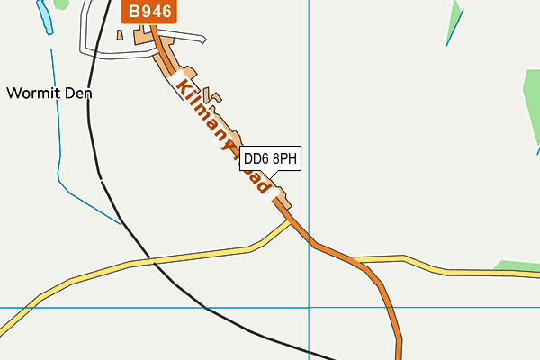 DD6 8PH map - OS VectorMap District (Ordnance Survey)