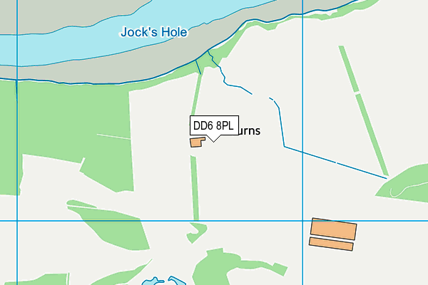 DD6 8PL map - OS VectorMap District (Ordnance Survey)