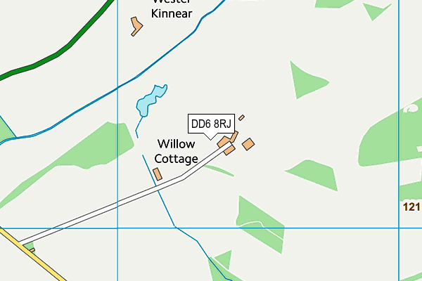 DD6 8RJ map - OS VectorMap District (Ordnance Survey)