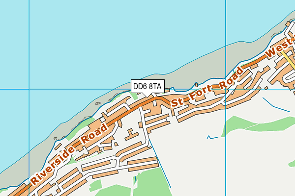 DD6 8TA map - OS VectorMap District (Ordnance Survey)