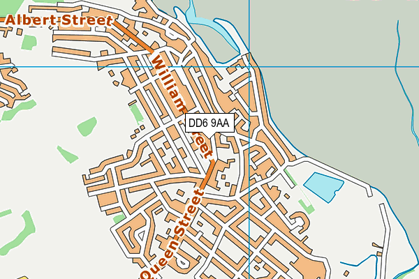 DD6 9AA map - OS VectorMap District (Ordnance Survey)