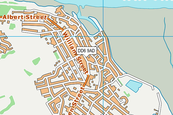 DD6 9AD map - OS VectorMap District (Ordnance Survey)