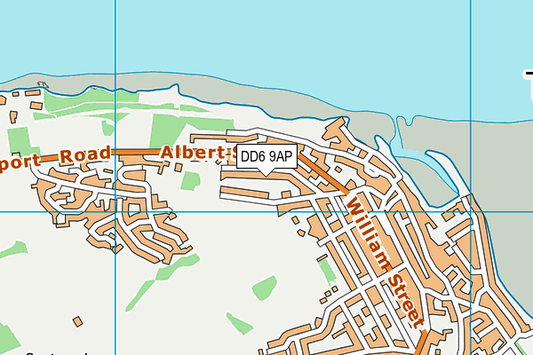 DD6 9AP map - OS VectorMap District (Ordnance Survey)