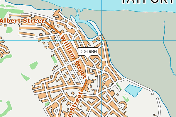 DD6 9BH map - OS VectorMap District (Ordnance Survey)
