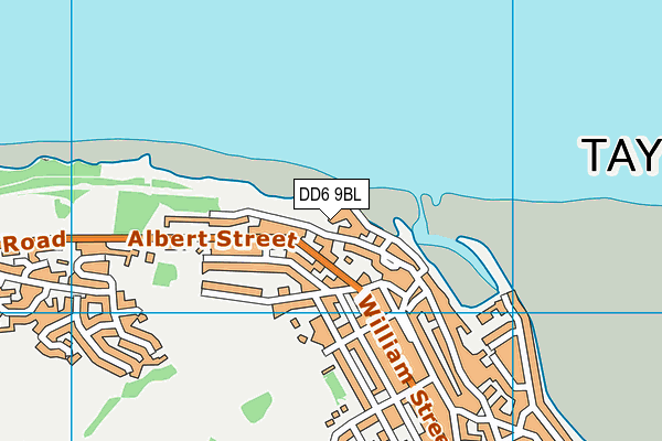 DD6 9BL map - OS VectorMap District (Ordnance Survey)