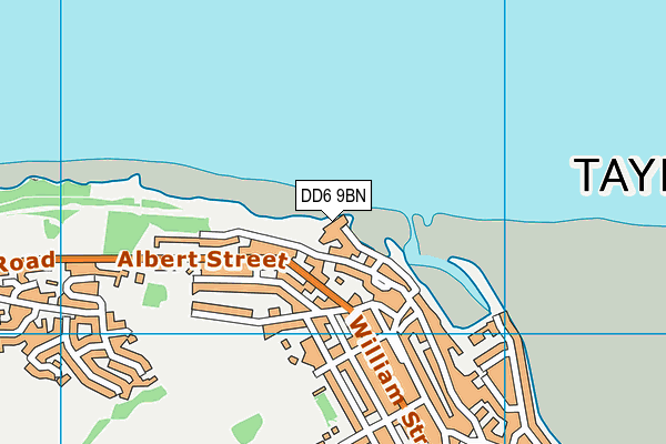 DD6 9BN map - OS VectorMap District (Ordnance Survey)