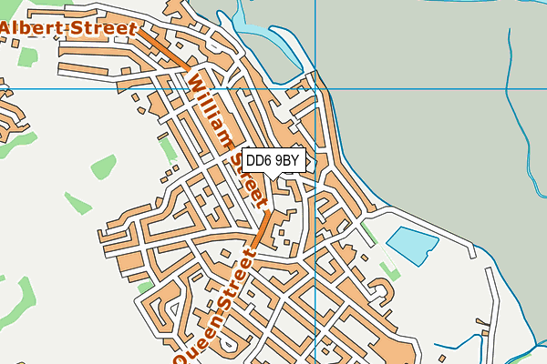 DD6 9BY map - OS VectorMap District (Ordnance Survey)