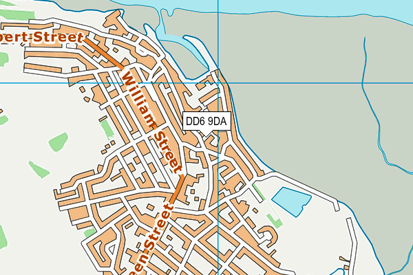 DD6 9DA map - OS VectorMap District (Ordnance Survey)