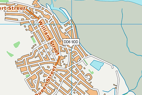 DD6 9DD map - OS VectorMap District (Ordnance Survey)