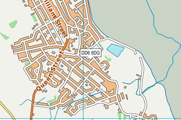 DD6 9DG map - OS VectorMap District (Ordnance Survey)