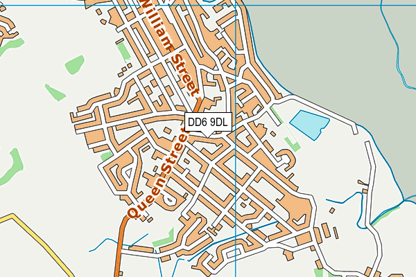 DD6 9DL map - OS VectorMap District (Ordnance Survey)