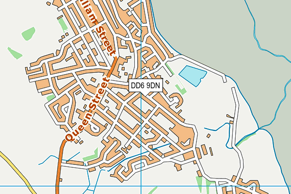 DD6 9DN map - OS VectorMap District (Ordnance Survey)