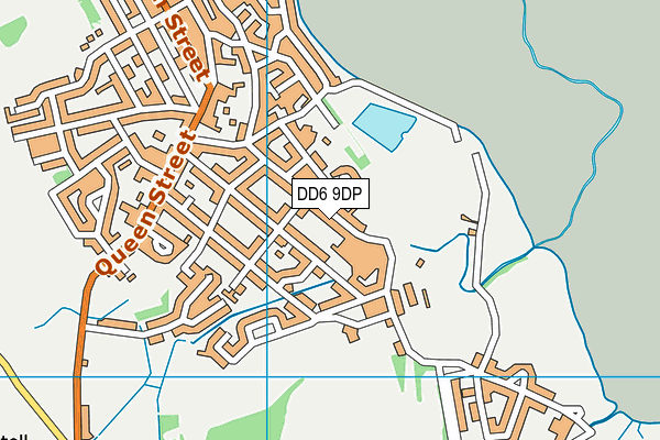 DD6 9DP map - OS VectorMap District (Ordnance Survey)