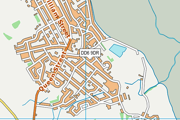 DD6 9DR map - OS VectorMap District (Ordnance Survey)