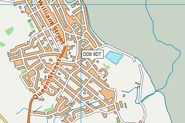 DD6 9DT map - OS VectorMap District (Ordnance Survey)