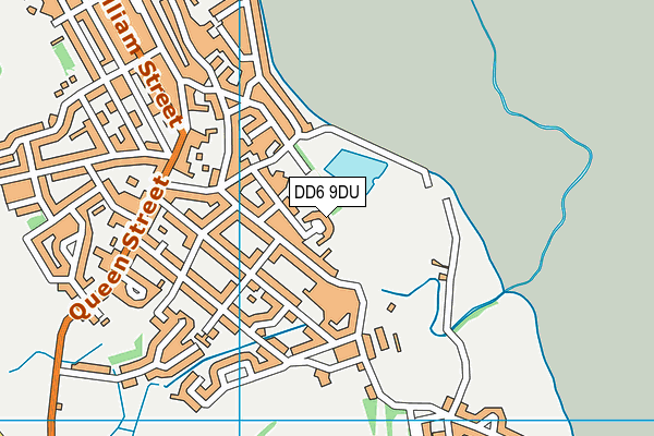 DD6 9DU map - OS VectorMap District (Ordnance Survey)