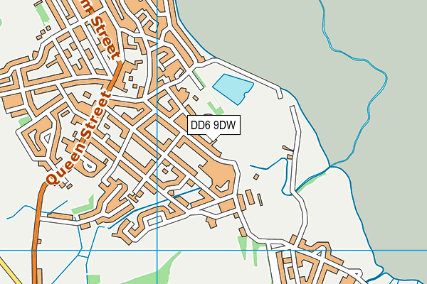 DD6 9DW map - OS VectorMap District (Ordnance Survey)