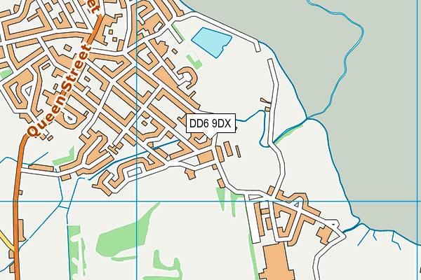 DD6 9DX map - OS VectorMap District (Ordnance Survey)