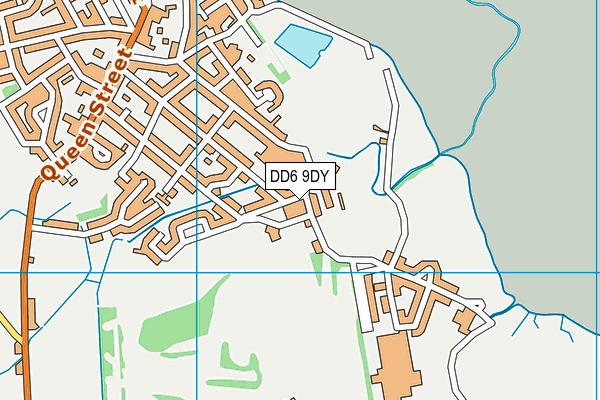 DD6 9DY map - OS VectorMap District (Ordnance Survey)
