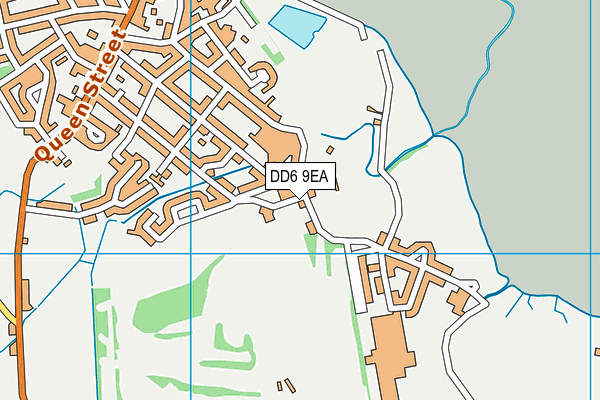 DD6 9EA map - OS VectorMap District (Ordnance Survey)