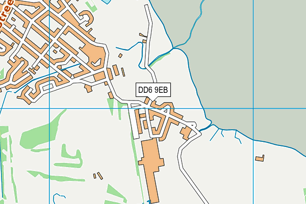 DD6 9EB map - OS VectorMap District (Ordnance Survey)