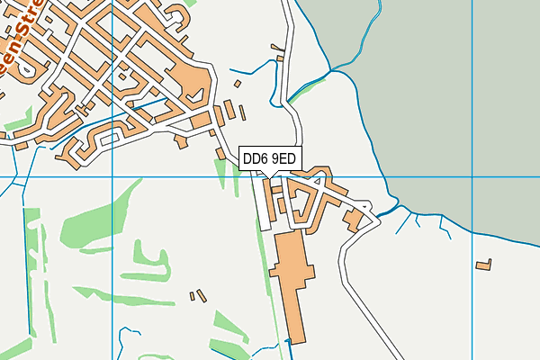 DD6 9ED map - OS VectorMap District (Ordnance Survey)