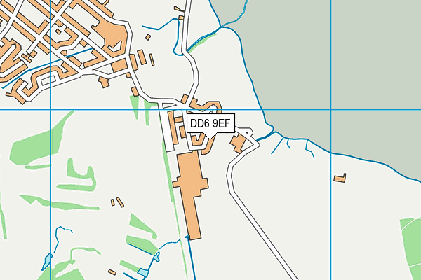 DD6 9EF map - OS VectorMap District (Ordnance Survey)