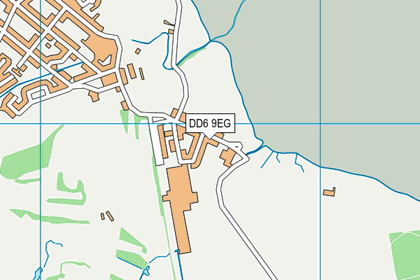 DD6 9EG map - OS VectorMap District (Ordnance Survey)