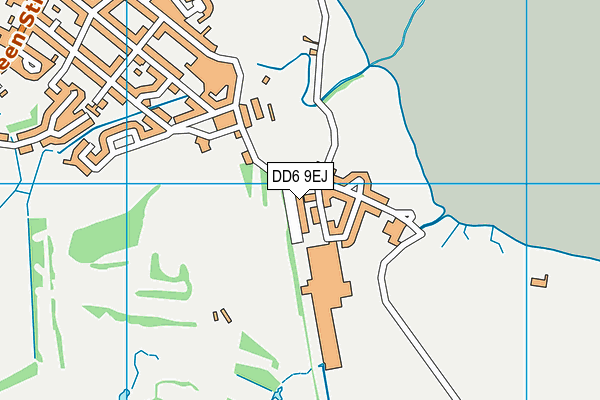 DD6 9EJ map - OS VectorMap District (Ordnance Survey)