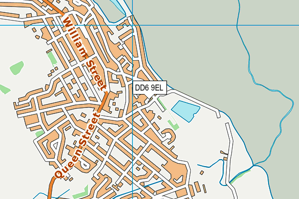 DD6 9EL map - OS VectorMap District (Ordnance Survey)