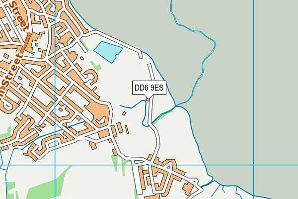 DD6 9ES map - OS VectorMap District (Ordnance Survey)