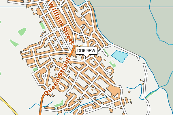 DD6 9EW map - OS VectorMap District (Ordnance Survey)