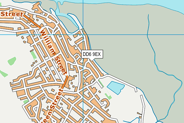 DD6 9EX map - OS VectorMap District (Ordnance Survey)