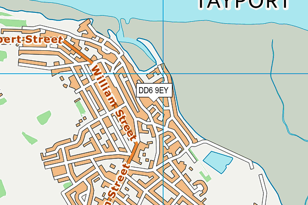 DD6 9EY map - OS VectorMap District (Ordnance Survey)