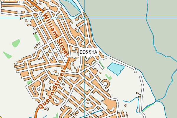 DD6 9HA map - OS VectorMap District (Ordnance Survey)