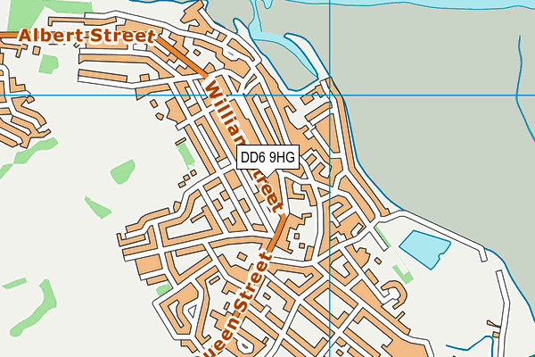 DD6 9HG map - OS VectorMap District (Ordnance Survey)