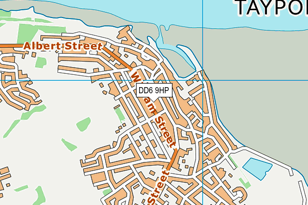 DD6 9HP map - OS VectorMap District (Ordnance Survey)