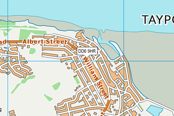 DD6 9HR map - OS VectorMap District (Ordnance Survey)
