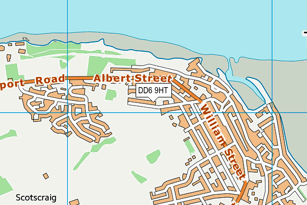 DD6 9HT map - OS VectorMap District (Ordnance Survey)