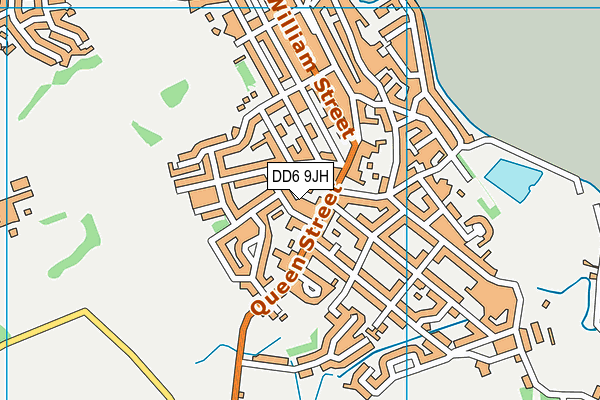 DD6 9JH map - OS VectorMap District (Ordnance Survey)
