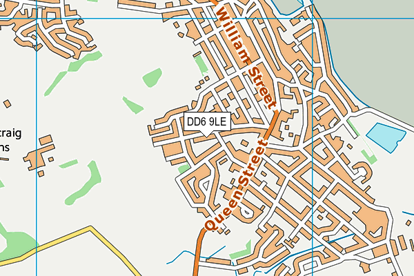 DD6 9LE map - OS VectorMap District (Ordnance Survey)